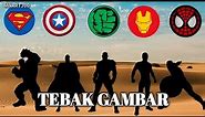 TEBAK GAMBAR SUPERHERO AVENGERS IRON MAN, CAPTAIN AMERICA, SPIDERMAN, HULK, THOR | MNART300