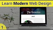 How to Style a Modern Website (Part One)