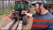 Make a Grab Hook Chain into a Choker Chain | Easy Chain Trick for Skidding Logs
