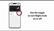 [LG Mobile Phones] How To Enable Night Mode On Your LG Phone