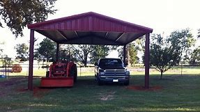 How To Build An All Metal Carport ~ From Start To Finish