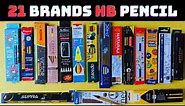 21 Brands HB Pencils (Review & Comparison)