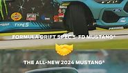Two different MUSTANG machines. One legendary DNA. Yep, Vaughn Gittin Jr.’s Formula Drift Spec 5-FD was based on the All-New 2024 MUSTANG sports car. | Ford Mustang