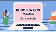 Punctuation Marks with examples!
