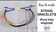 How to Make a Wax Cord Bracelet (A Pura Vida Inspired DIY)