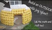 DIY Milk Jug Igloo (Outside) Instructions