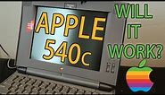 Apple Powerbook 540c - Vintage, Starting for the First Time in 20+ Years