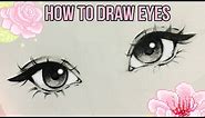 How to Draw Eyes ♡ | by Christina Lorre'
