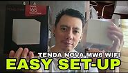 EASY STEPS | How to Set-up and Install Free PLDT Tenda Nova MW6 WIFI with 200mbps Speed | Mahal Pala