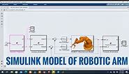 The Full Modeling and simulation of a Robotic Arm using MATLAB simscape multibody and Solidworks