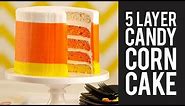 How to Make a Halloween Candy Corn Cake | Wilton