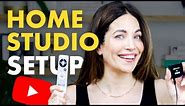 How To Create Professional YouTube Videos At Home (Behind The Scenes Studio Tour)