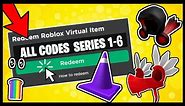 ALL ROBLOX TOY CODE ITEMS! (SERIES 1 - 6) SHOWCASE