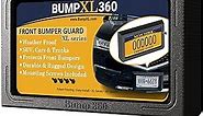 W4W, Front License Plate Bumper Guard - BumpXL Protector XL Bump Protection for Cars, SUV-„¢s, Vans & Trucks Includes Black License Plate mounting Screws Bump 360-Xlseries