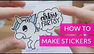How To Make Stickers With Cricut (SUPER QUICK + EASY)