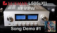Luxman L505uXII Integrated HiFi Amplifier Review Song Demo #1 + Chord Qutest KEF Reference JPlay