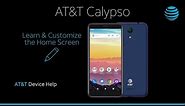 Learn and Customize the Home Screen on Your AT&T Calypso | AT&T Wireless