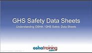 Free OSHA Training Tutorial - Understanding GHS Safety Data Sheets (SDS's)