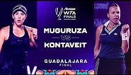 Garbiñe Muguruza vs. Anett Kontaveit | 2021 WTA Finals Final | WTA Match Highlights
