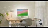 2024 Living Room Desk Setup | Productivity and Design