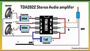 Stereo Audio amplifier Using Tda2822