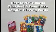 Print and Play Cards Made Like Playing Cards
