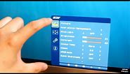 Acer H277HU 27" Monitor | Complete Menu Options OSD