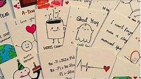 Customize cute mini love notes ❤️🌸💐 Love notes for husband/wife/girlfriend /boyfriend. 🦋🦋💌💌💌