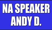 NA Speaker - Andy D. - Narcotics Anonymous Speaker