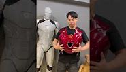 Sanding and painting the 3d printed iron man chest aromor