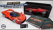 Looks awesome, but inside... LEGO Technic 42143 Ferrari Daytona SP3 detailed building review part 1