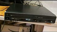 Panasonic dvd vhs recorder dmr-ez49v video test (part 5 of 5 )Start up loading