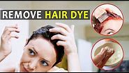 How to Remove Hair Dye from Skin, nails and scalp fast