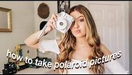 how to take the best polaroid pictures !! tips & tricks for instax mini 8/9 cameras!