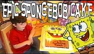 Noah's epic 3rd birthday Spongebob cake