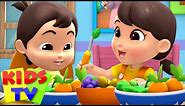 Vegetables Song | Healthy Eating Habits | Nursery Rhymes & Baby Cartoon Songs - Kids Tv