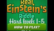 Real Einstein's Riddle, hard levels 1-5