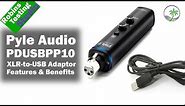 Does it Work? Microphone XLR-to-USB Adaptor Pyle PDUSBPP10
