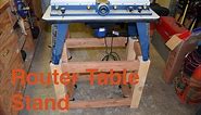 Build Your Own: Router Table Stand