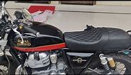 Touring seat Overview on Royal Enfield Interceptor 650 by Sahara Seats!