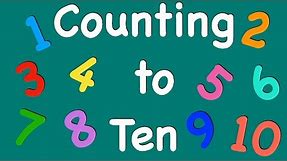 Counting to Ten | Number Recognition 1-10 for Kids