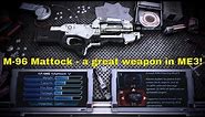 M-96 Mattock Assault Rifle - gameplay using it in Mass Effect 3 - Legendary Edition [PC 1080p HD]