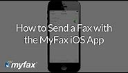 How to Send a Fax with the MyFax iOS App