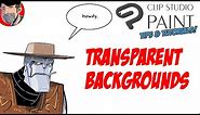 How to make a transparent background. - CLIP STUDIO PAINT [PRO/EX] & PHOTOSHOP TIPS/TUTORIAL