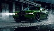 Green Dodge Challenger SRT Live Wallpaper