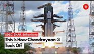How Chandrayaan-3 Took Off From Sriharikota | Chandrayaan 3 Launch Video | ISRO Moon Mission