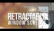 The special features of retractable window screens by Phantom Screens