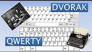 DVOARK vs QWERTY - Different keyboard layouts