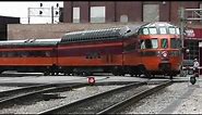 Amtrak's 'Empire Builder' Departing Chicago with Milwaukee Road Hiawatha Cars, 22.07.12