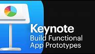 App Prototypes in Keynote for iPad